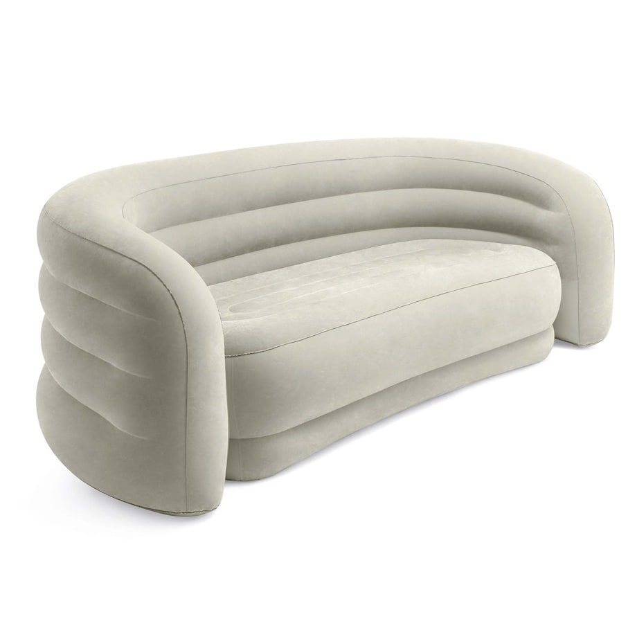 Sofa dmuchana welurowa Intex 66571 łóżko materac 229x109x81 cm model 2026