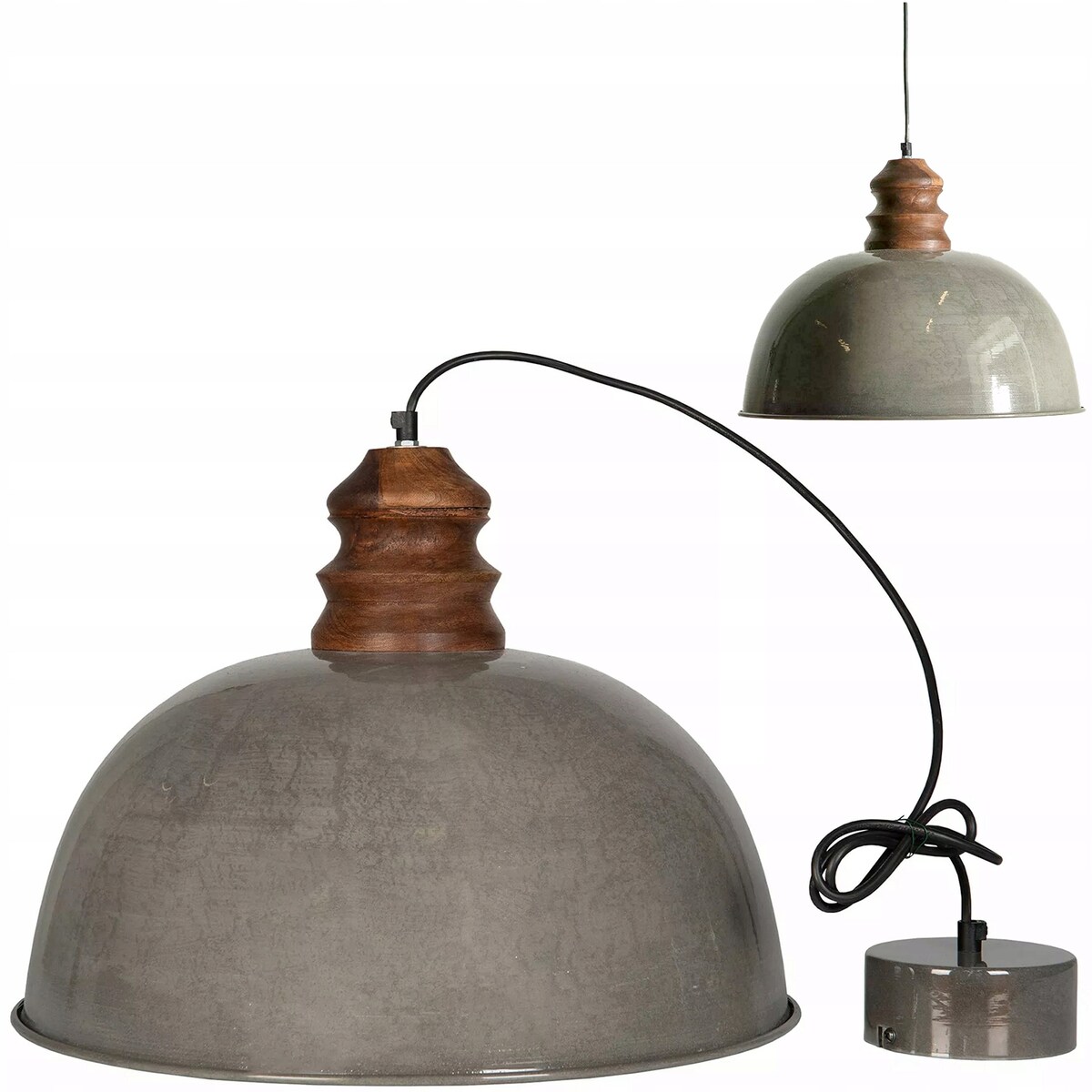 LAMPA SUFITOWA WISZĄCA NAD STÓŁ BOHO METAL 48cm do salonu kuchni łazienki