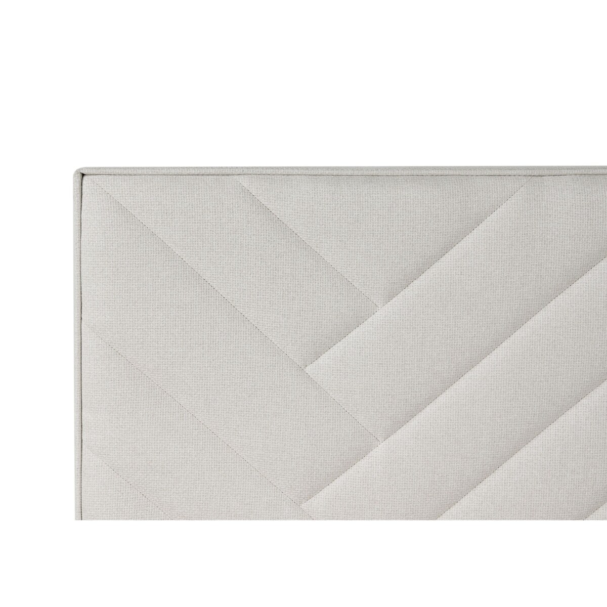 Łóżko kontynentalne z pojemnikiem ESQUIRE 180 x 200 cm Złamana biel