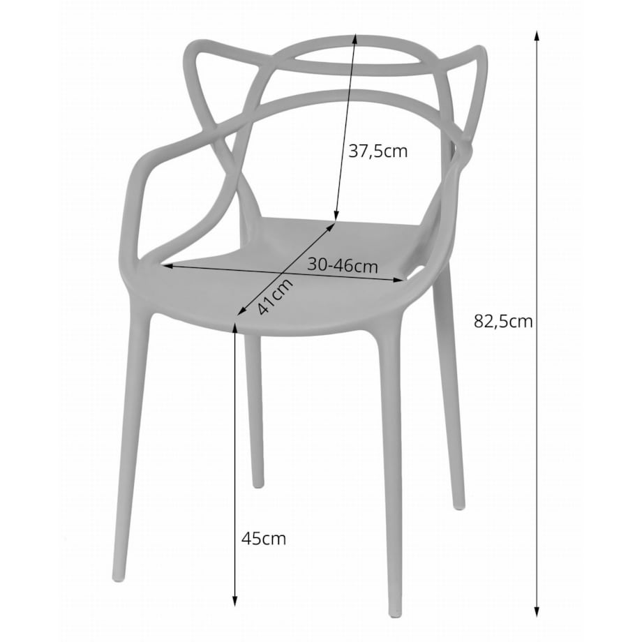 Krzesło Do Jadalni Kuchni Salonu Kato - Białe