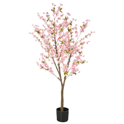 Sztuczna roślina CHERRY TREE 180 cm Różowy