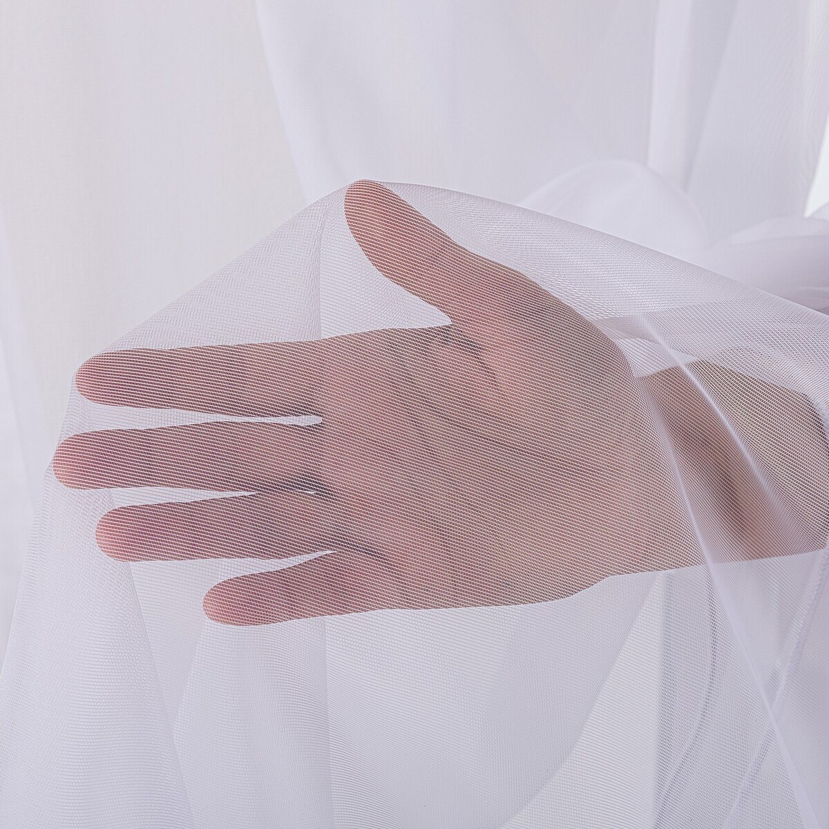 Firana na taśmie 300x245 biały