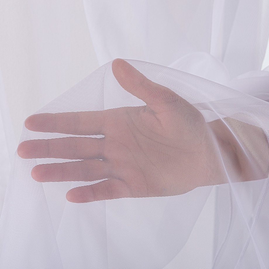 Firana na taśmie 300x245 biały