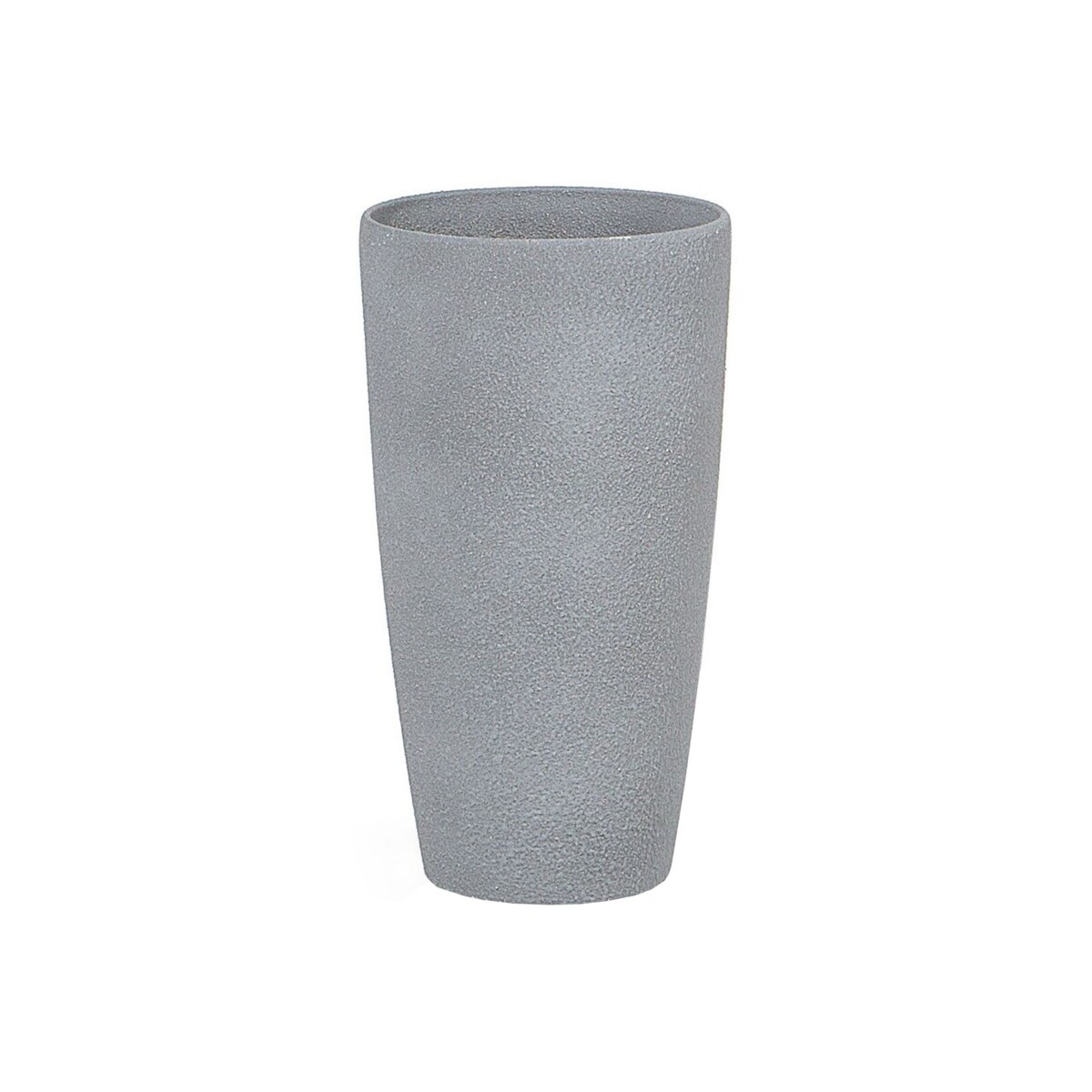 Doniczka okrągła 23 x 23 x 42 cm szara ABDERA