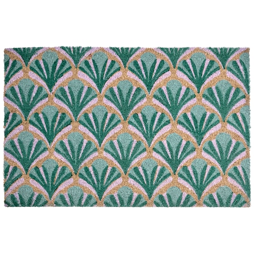 Wycieraczka TATALIK Zielony 40 x 60 cm Włókno kokosowe