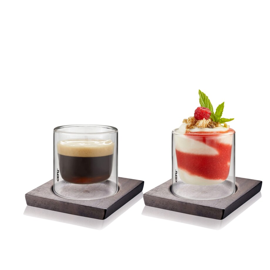 Zestaw 2 podstawek do szklanek MIRA S