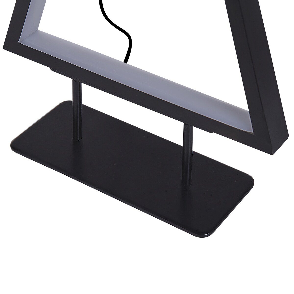 Dekoracja świąteczna LED LOPPI Choinka 47/69 cm Czarny