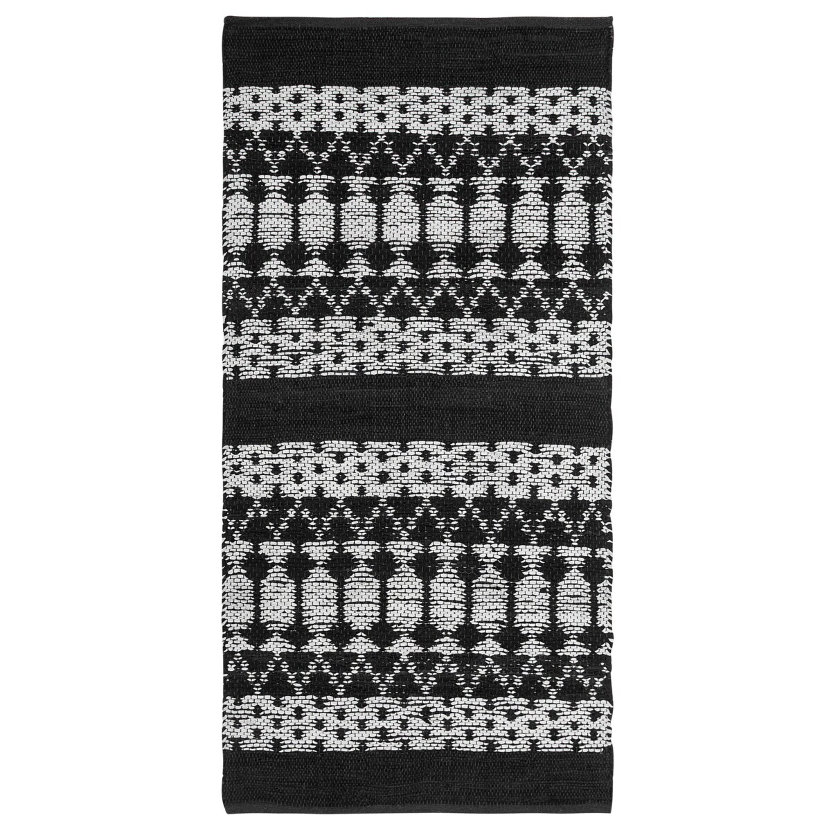 Dywan SOKUN 80 x 150 cm Skóra naturalna Czarny