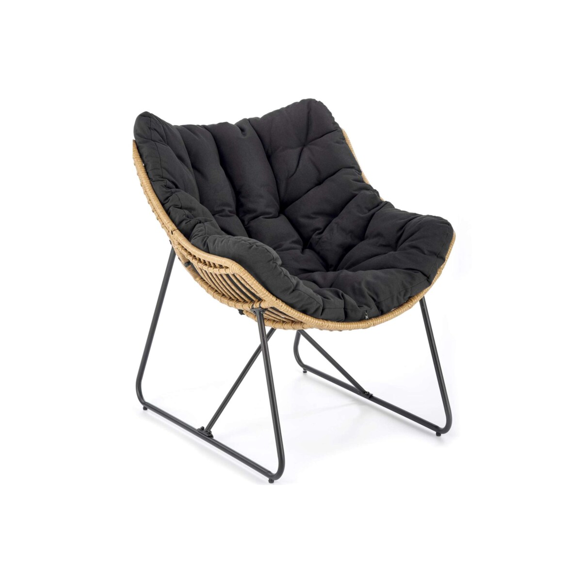 Konsimo BETTA Wygodny fotel ogrodowy z poduszką