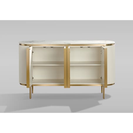 Komoda złota kremowa Omega Glamour Premium 160x40x90