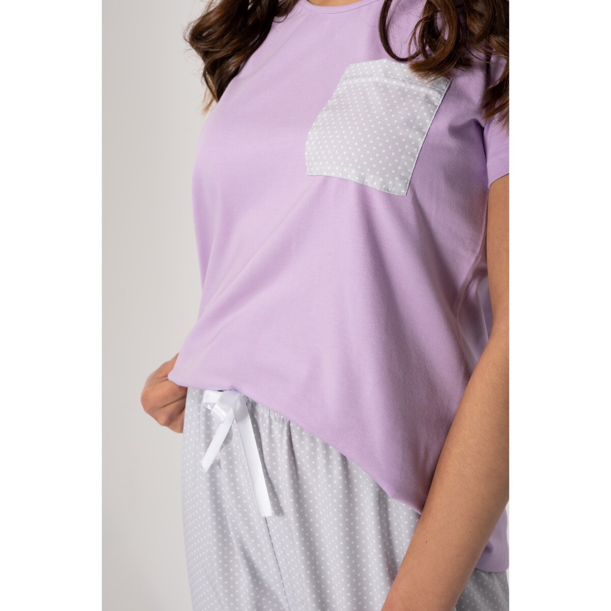 Piżama Caroline Lila-Grey, M