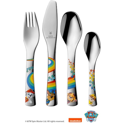 Zestaw sztućców dla dzieci Psi Patrol, 4 el, WMF
