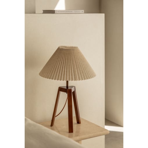 Lampa stołowa na trójnogu Plisse 60 cm