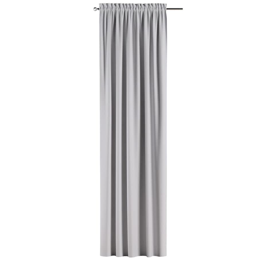 Zasłona na kanale z grzywką 1 szt. 130x245 szary