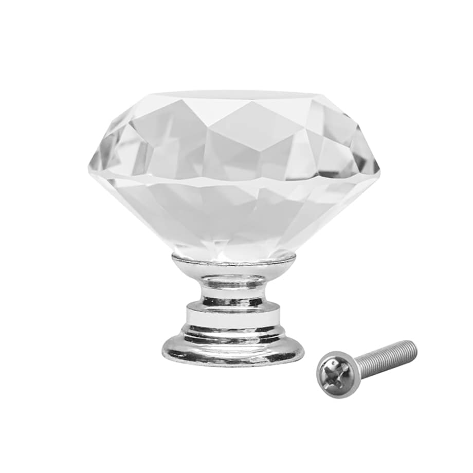 Gałka meblowa uchwyt meblowy kryształowa diamentowa glamour 31mm