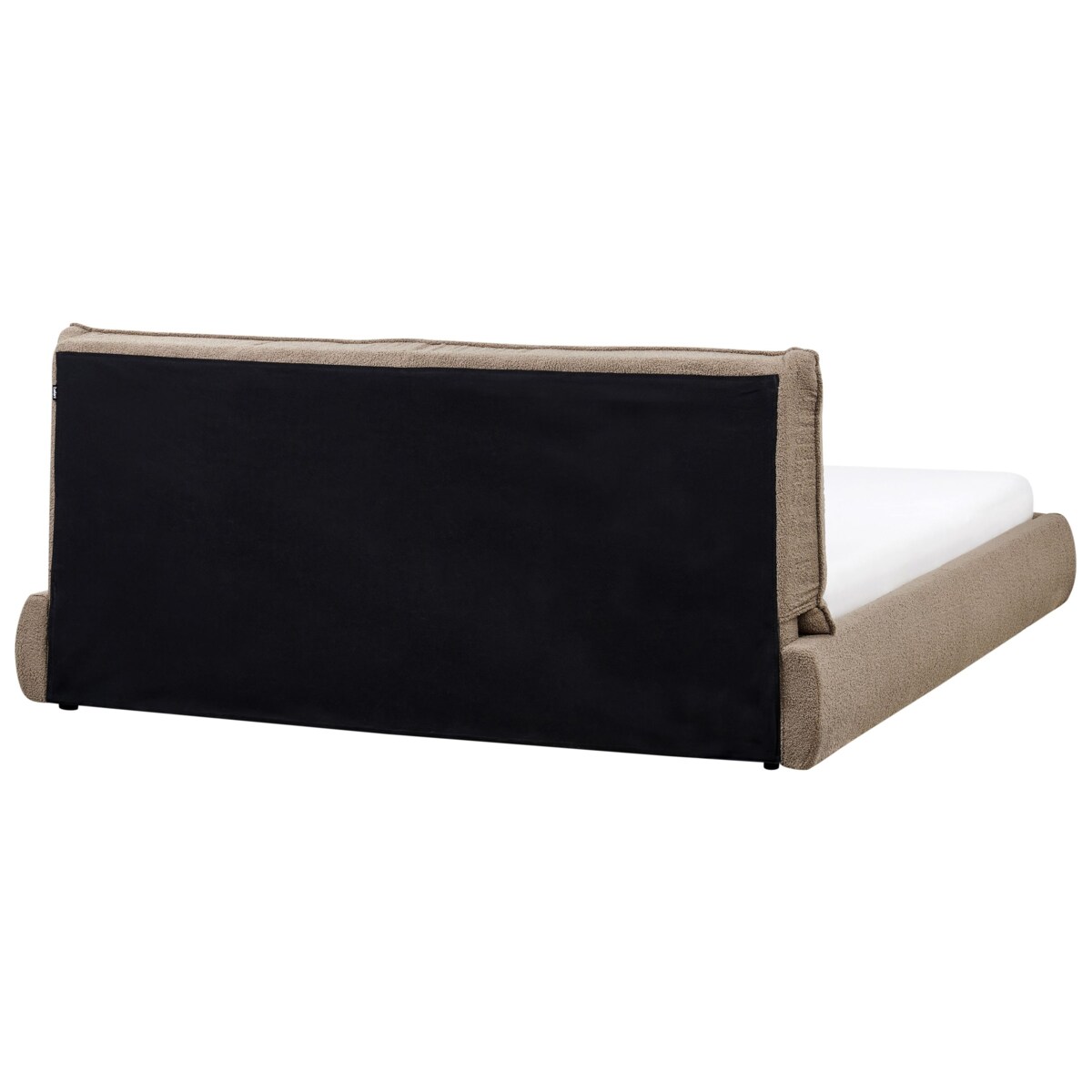 Łóżko wodne Boucle VINAY 180 x 200 cm Brązowy