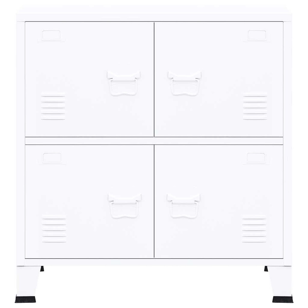 vidaXL Industrialna szafka, biała, 75x40x80 cm, stalowa