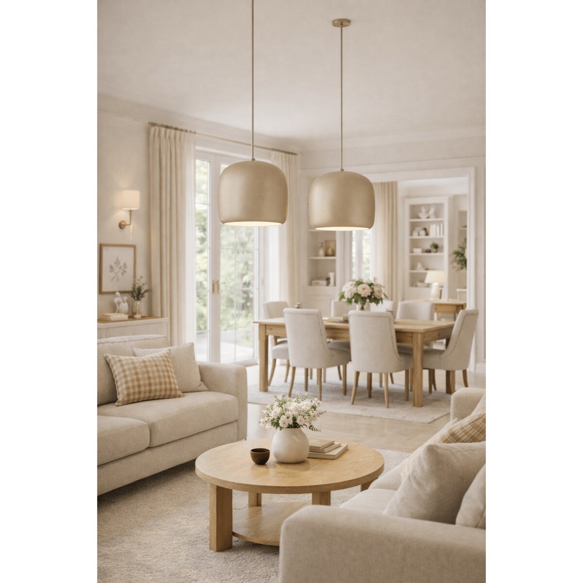 LAMPA WISZĄCA ALUMINIOWA ORIONIS M SZAMPAŃSKA