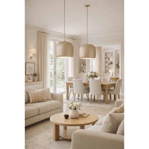 LAMPA WISZĄCA ALUMINIOWA ORIONIS M SZAMPAŃSKA