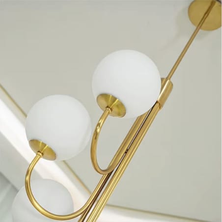 Lampa sufitowa wisząca złota 6xG9 APP1585-6CP Gold