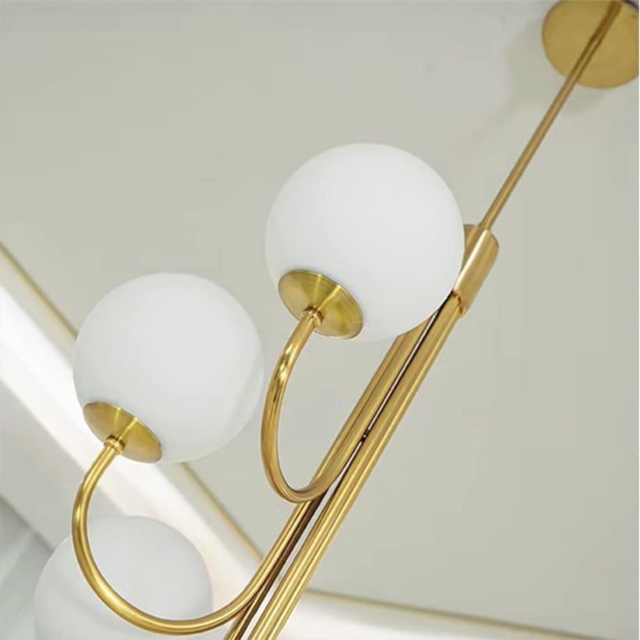 Lampa sufitowa wisząca złota 6xG9 APP1585-6CP Gold