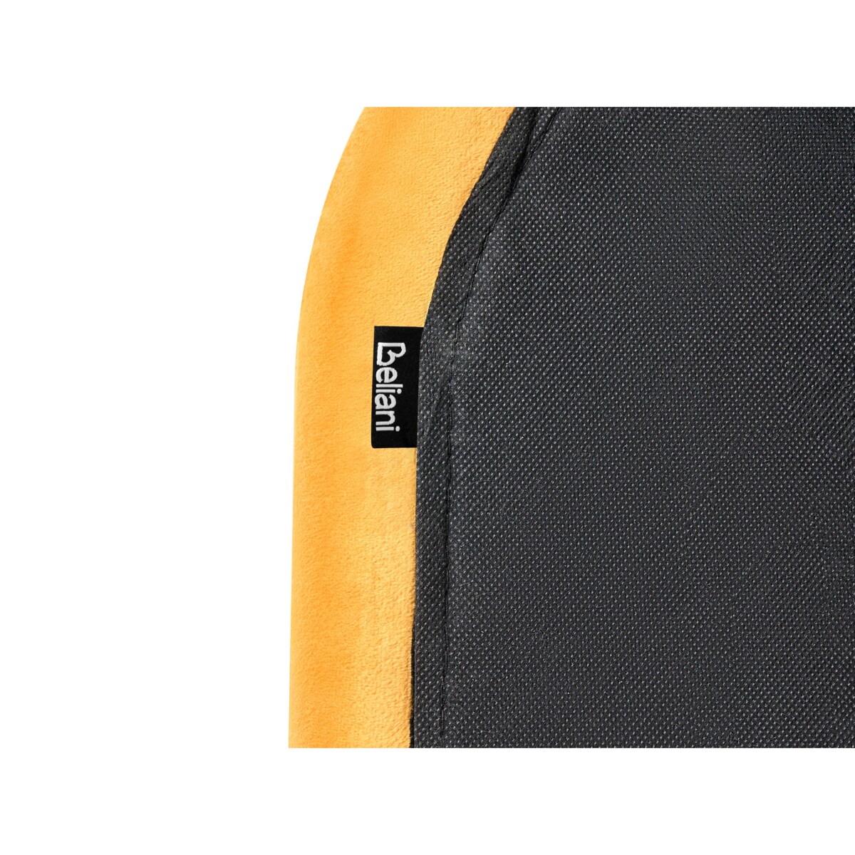 Łóżko Welur FLAYAT 120 x 200 cm Żółty