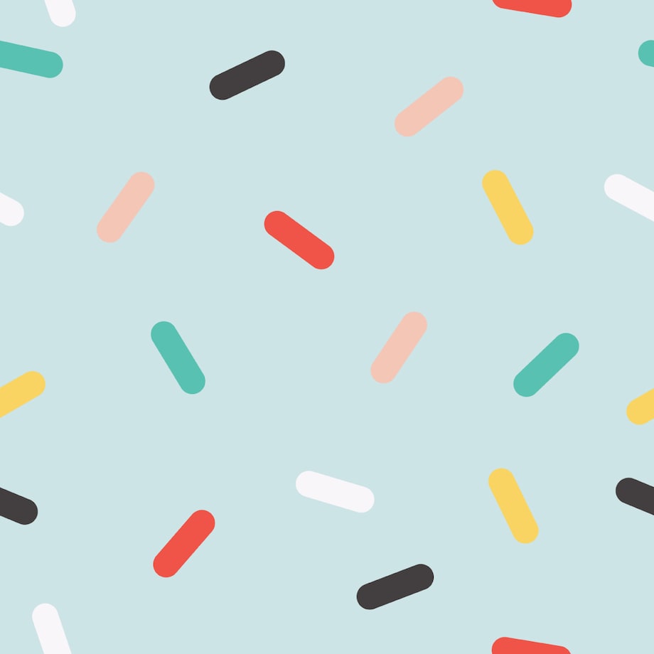 Tapeta Dla Dzieci KOLOROWE Wzorki