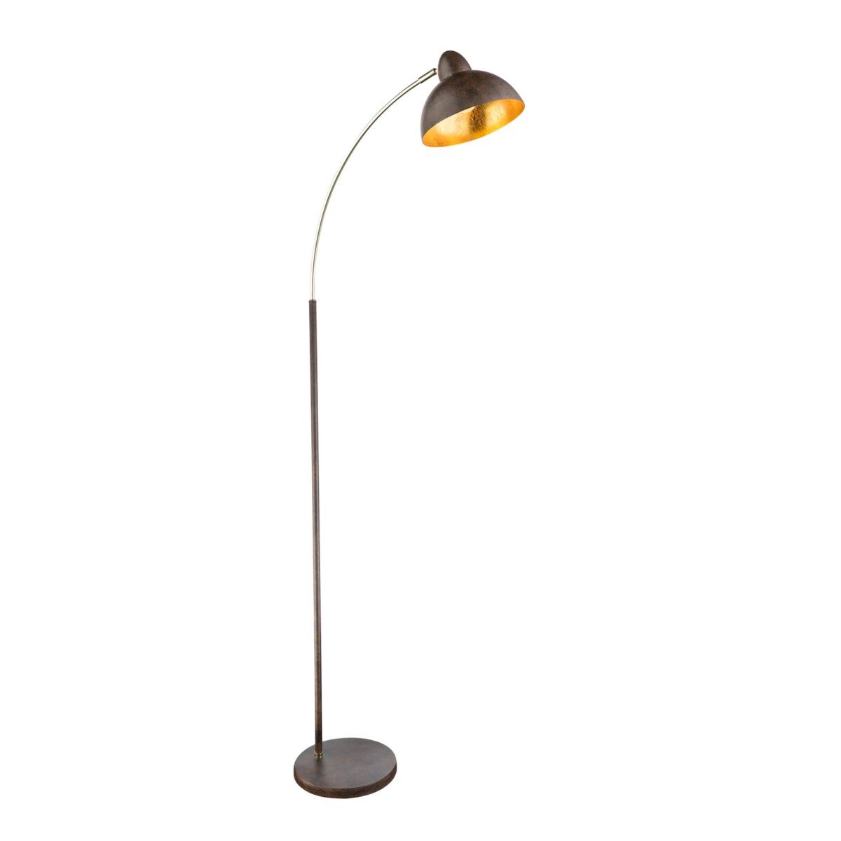 Podłogowa lampa loftowa ANITA 24703SR Globo do sypialni metal rdzawa