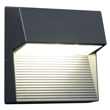Zewnętrzna LAMPA elewacyjna FREYR-SQ Elstead kwadratowa OPRAWA metalowa LED 6W outdoor IP44 grafitowa