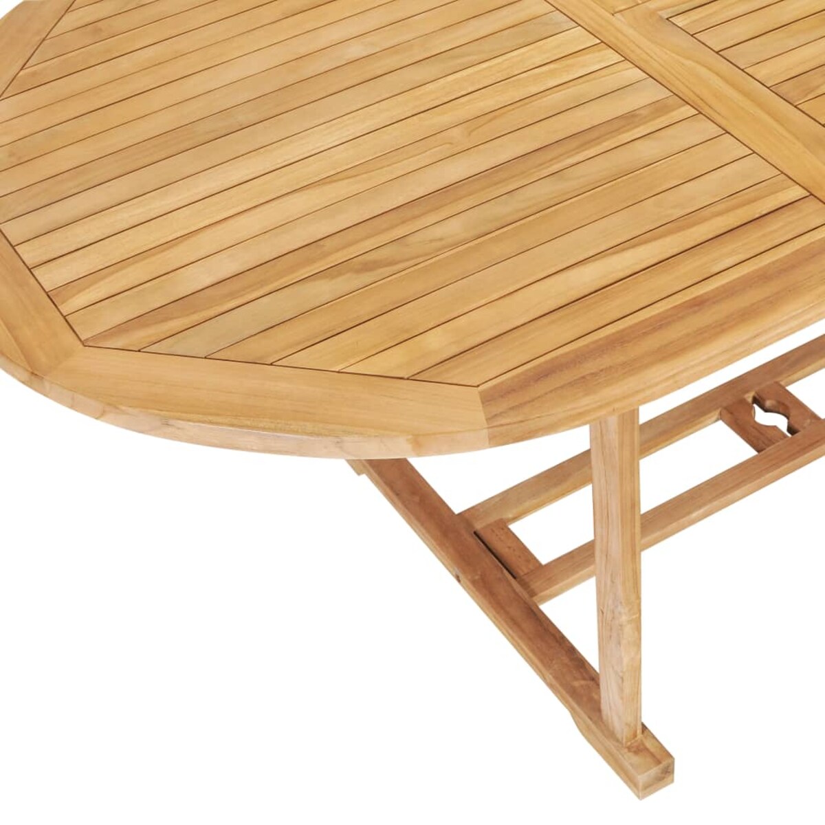 vidaXL Rozkładany stół ogrodowy, 150-200x100x75 cm, lite drewno tekowe