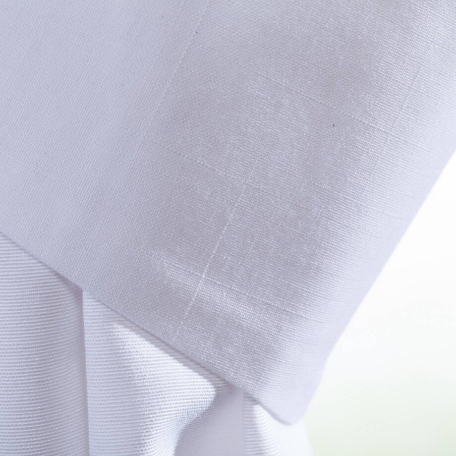 Podwiązka Victoria, prześwitujący biały, 12 x 70 cm, Romantica