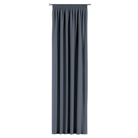 Zasłona na taśmie marszczącej 1 szt. 130x260 grafitowy szary