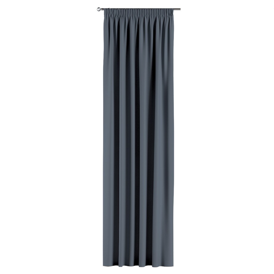 Zasłona na taśmie marszczącej 1 szt. 130x260 grafitowy szary