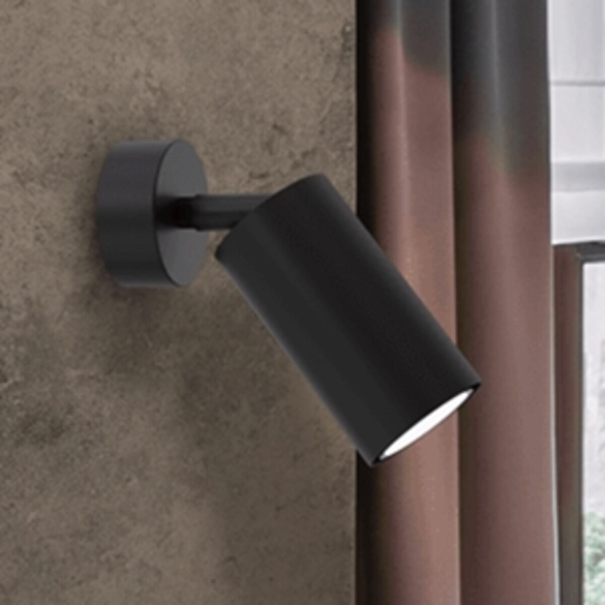 Kinkiet Hudson MLP8794 kuchenny pojedynczy loft czarny