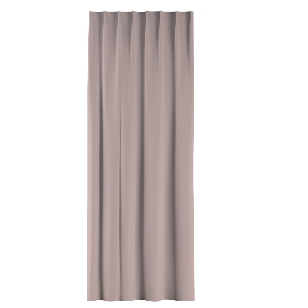 Zasłona na haczykach flex pojedynczych 130x260 różany beż