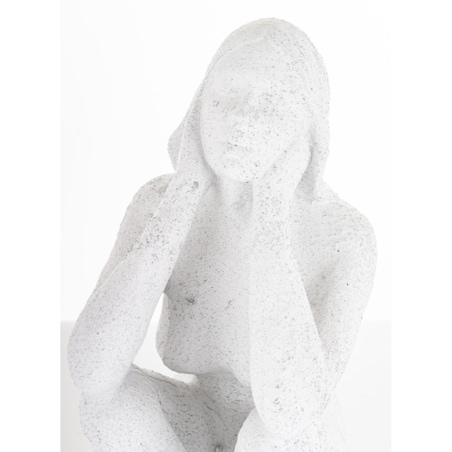 Figura siedzącej kobiety 23x10x18,5 cm DONNA