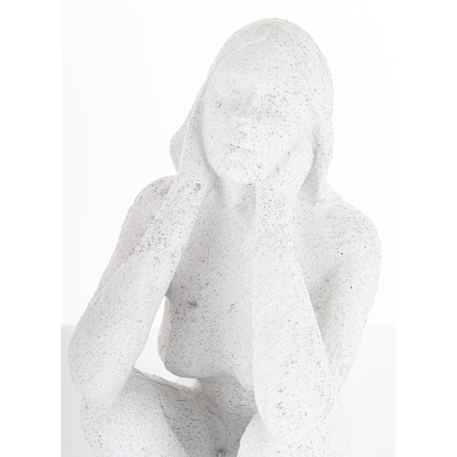 Figura siedzącej kobiety 23x10x18,5 cm DONNA