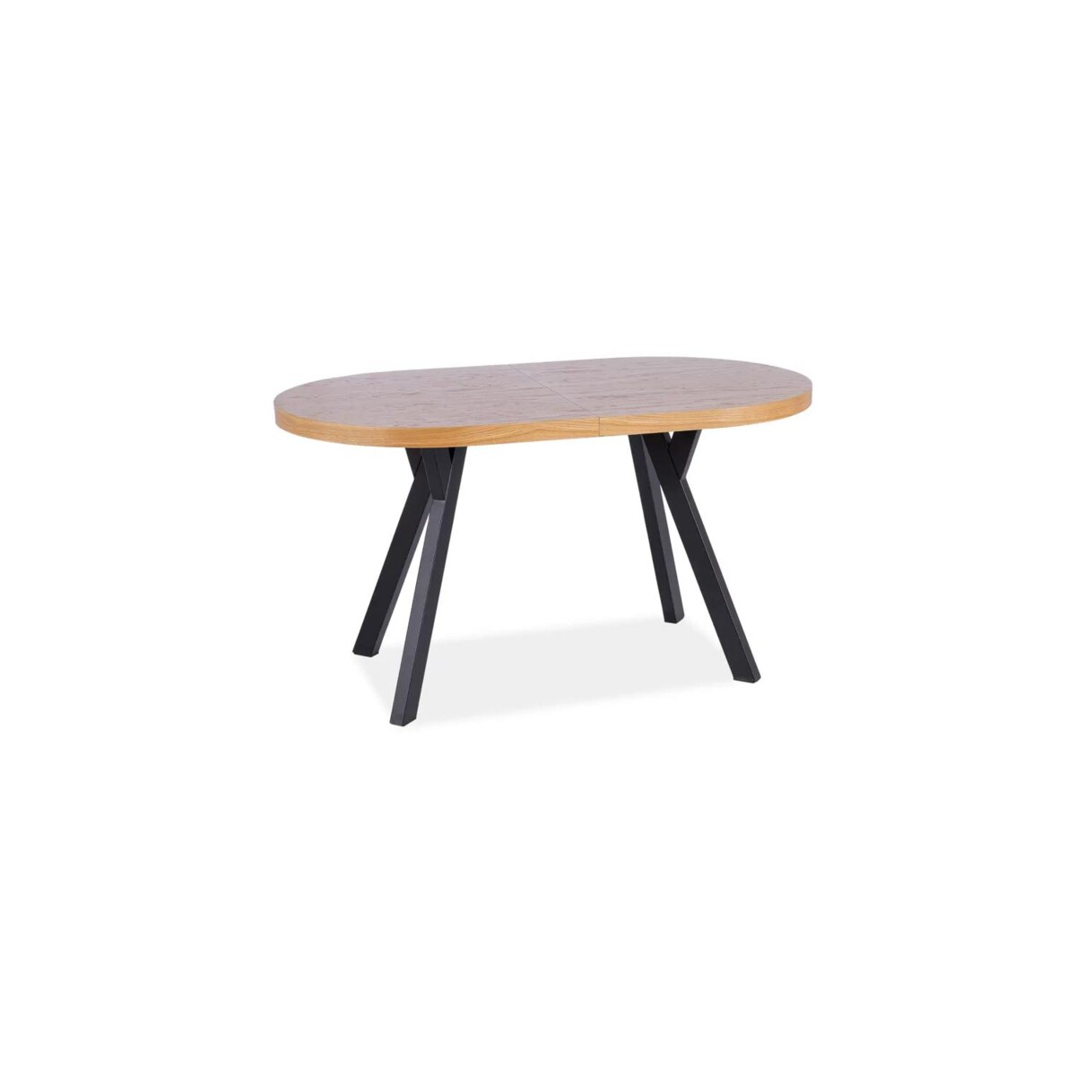 Stół rozkładany DOMINGO II 140(272)x80 dąb/czarny