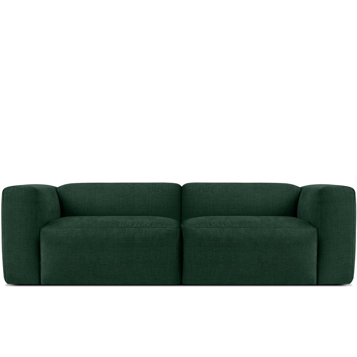 KONSIMO BUFFO 2,5-osobowa sofa z niezwykle miękkim i wygodnym siedziskiem, kolor morski