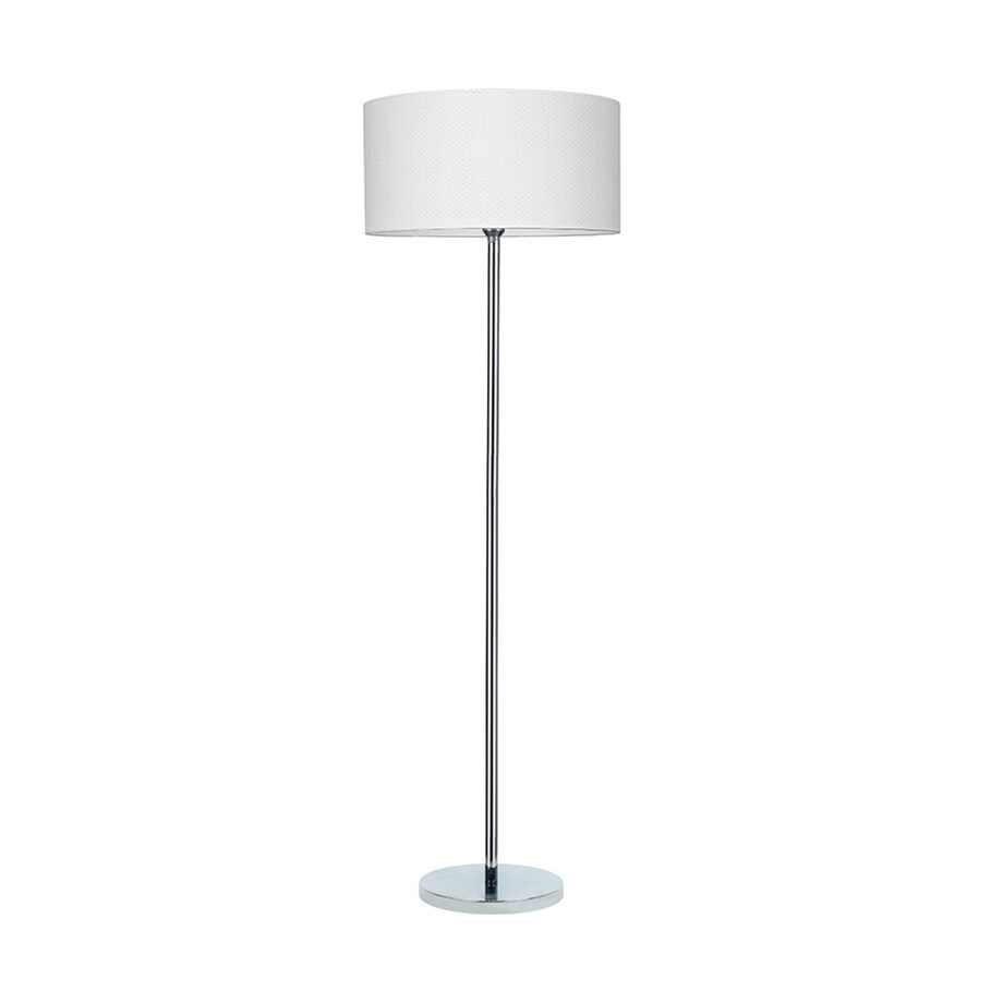 Lampa Podłogowa BRITOP Lighting 1xE27 Max.60W Połączenie Chromu z Tkaniną z Wzorem w Kropki, Polski Producent, 1 szt.
