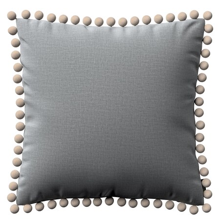 Poszewka Wera na poduszkę 45x45 ciemno szary welwet