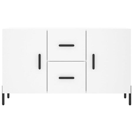 vidaXL Komoda, biała, 100x36x60 cm, materiał drewnopochodny
