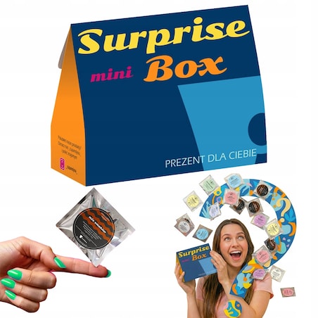 ZESTAW KAW SMAKOWYCH NIESPODZIANKA - 5 LOSOWYCH KAW MIELONYCH ARABICA PO 10G - SURPRISE BOX NA PREZENT UPOMINEK