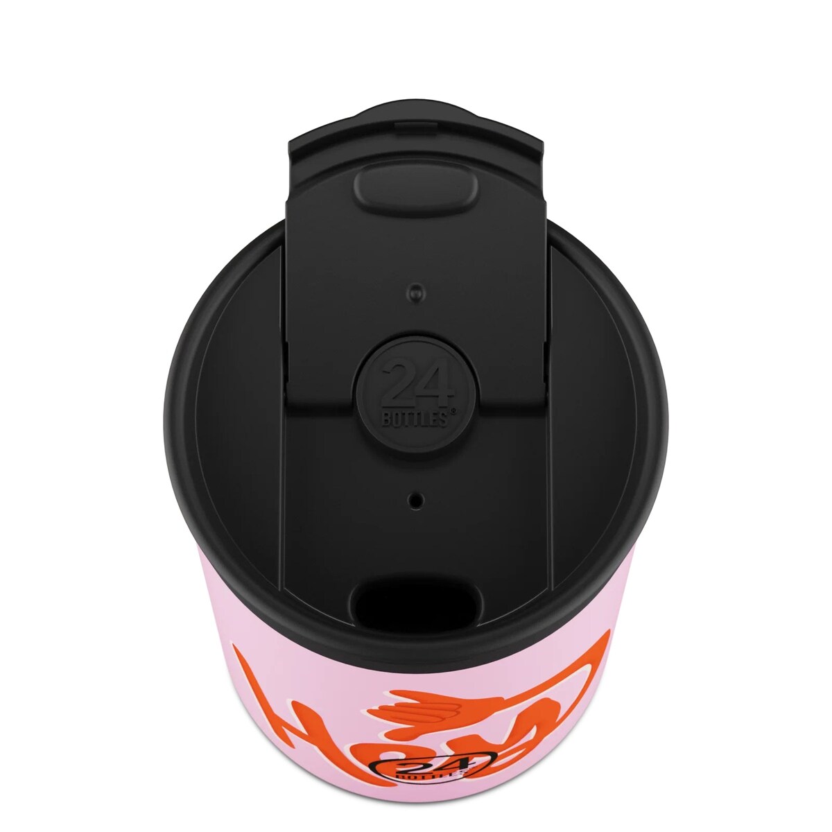 24BOTTLES TRAVEL TUMBLER kubek termiczny 350 ml, Hey! Pink