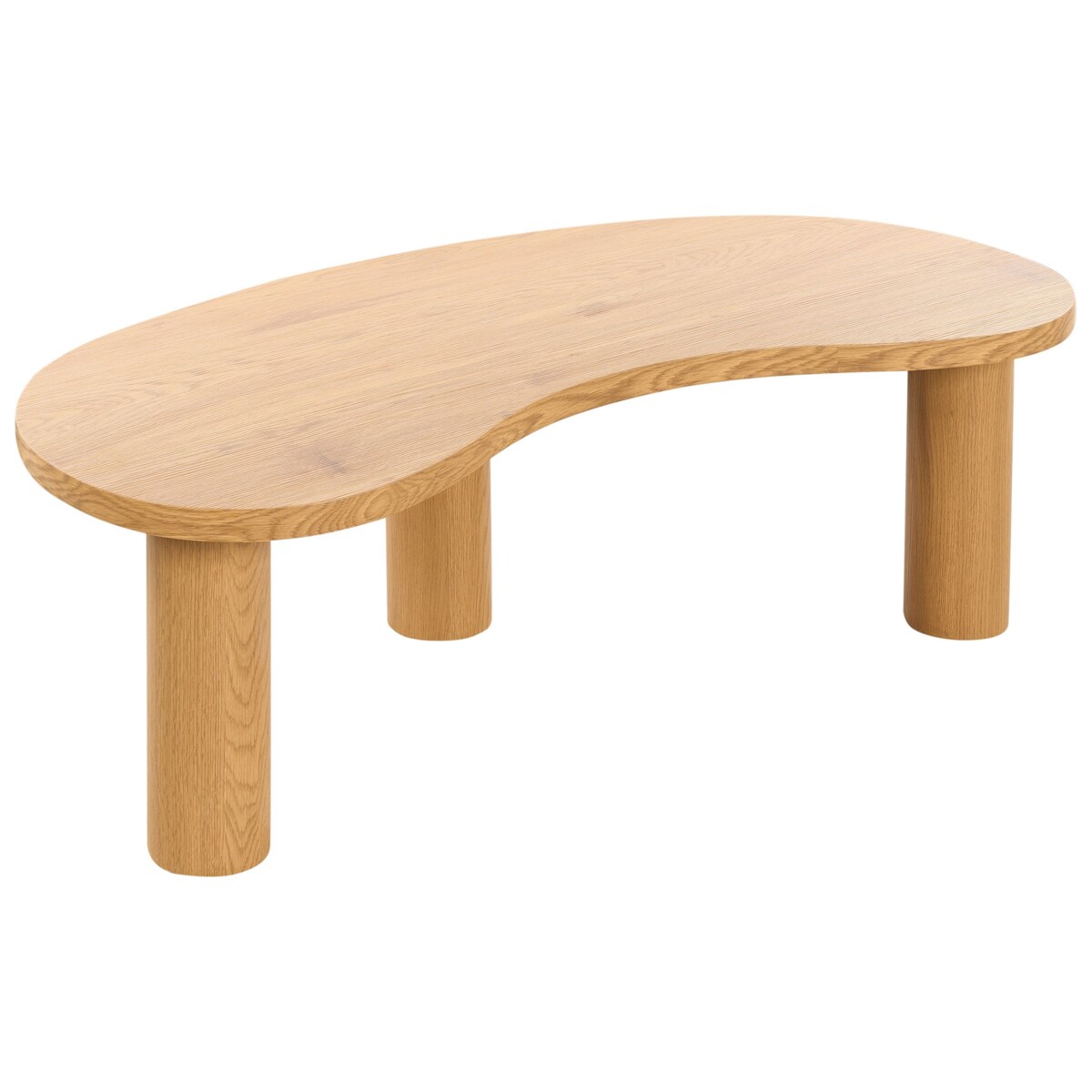 Stolik kawowy MDF Jasne drewno AUBURN