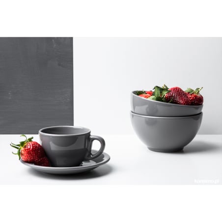 Konsimo LUPIN Spodek filiżanki do kawy, szary