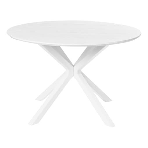 Stół do jadalni FITZROY Biały 120 cm