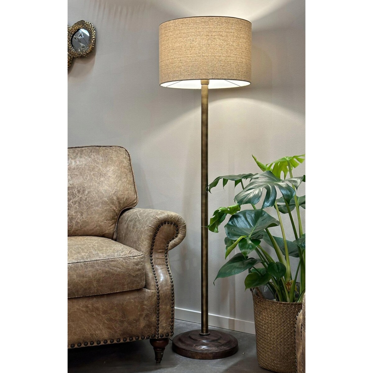 LAMPA STOJĄCA PODŁOGOWA BOHO WYSOKA 120cm E27 BOHO LOFT DO SALONU SYPIALNI
