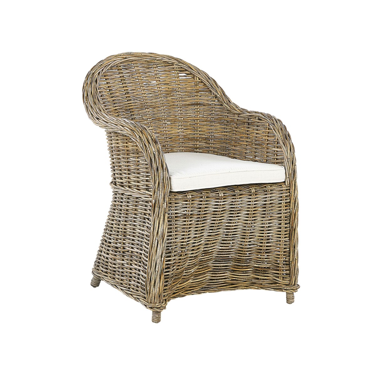 Zestaw 2 foteli ogrodowych rattanowy naturalny SUSUA