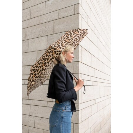 Parasol UMBRELLA POCKET DUOMATIC, leo macchiato